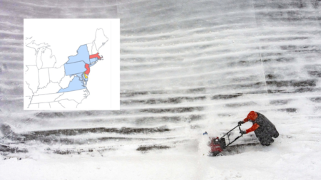 Power Outage Map Shows Over 600,000 Customers Without Electricity Across East Coast