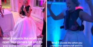 Bride Needs Treatment for Lung Condition at Her Own Wedding, Hailed ‘Queen’