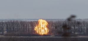 Ukraine Video Shows Russian Shahed Drone Being Wiped Out by F-16