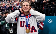 USA’s Jack Hughes Breaks Silence on Losing Teeth in Olympic Gold Medal Win