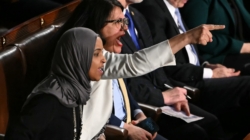 Video Shows Ilhan Omar Shout at Donald Trump During SOTU
