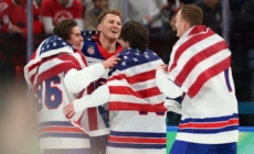 USA’s OT Gold Over Canada Seals Rare Olympic Feat for Tkachuk-Hughes Brothers