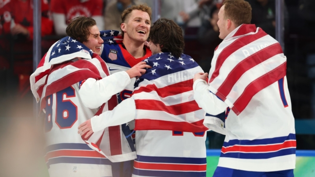 USA’s OT Gold Over Canada Seals Rare Olympic Feat for Tkachuk-Hughes Brothers