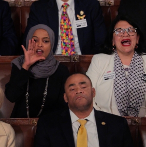 Donald Trump Says Ilhan Omar Should ‘Get On A Boat’ After SOTU Clash