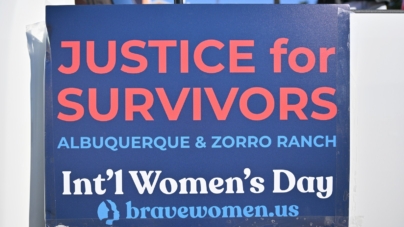 In Photos: Women’s March Demands Epstein Accountability at Zorro Ranch