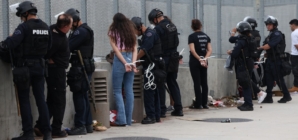 Tear Gas, Arrests at LA ‘No Kings’ Protest Near Federal Prison