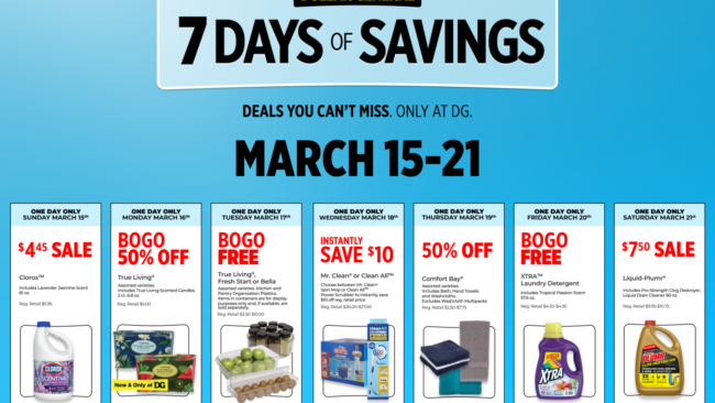 Dollar General Launches ‘Great’ 7-Day Sale for Spring 2026