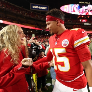 Patrick Mahomes Celebrates Wife Brittany’s Personal Announcement