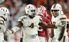 Draft Guru Predicts Big Draft-Day Fall for Miami DE Rueben Bain Jr.