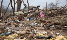 In Photos: Eight Killed as Tornadoes Leave Oklahoma and Michigan in Ruin