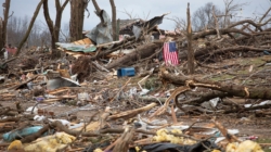 In Photos: Eight Killed as Tornadoes Leave Oklahoma and Michigan in Ruin
