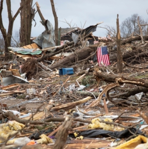 In Photos: Eight Killed as Tornadoes Leave Oklahoma and Michigan in Ruin