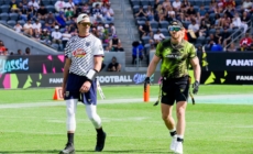 Fans React as Tom Brady, Logan Paul Get Chippy at Flag Football Classic