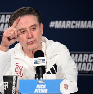 Rick Pitino Reacts to NCAA Tournament Coach Taking Big East Job Days After Loss