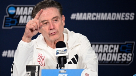 Rick Pitino Reacts to NCAA Tournament Coach Taking Big East Job Days After Loss