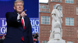 Trump Admin Installs Christopher Columbus Statue Near White House