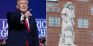 Trump Admin Installs Christopher Columbus Statue Near White House