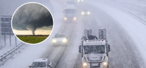 Heavy Snow, Tornado Warnings Issued at Same Time in One State