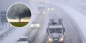 Heavy Snow, Tornado Warnings Issued at Same Time in One State