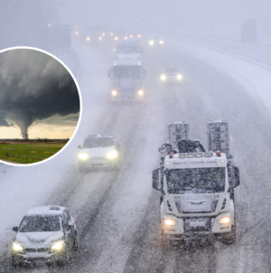 Heavy Snow, Tornado Warnings Issued at Same Time in One State