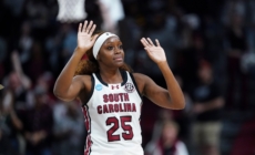 Raven Johnson Sends Farewell to South Carolina, and Angel Reese Responds