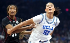 UCLA’s Lauren Betts Leaves Game vs South Carolina With Throat Injury Scare