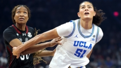 UCLA’s Lauren Betts Leaves Game vs South Carolina With Throat Injury Scare