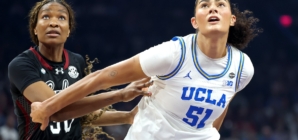 UCLA’s Lauren Betts Leaves Game vs South Carolina With Throat Injury Scare
